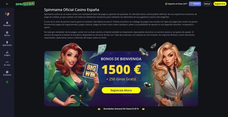 Descubre Spinmama Casino, ¿Es Válido el Código Bono Para España? in Spain
